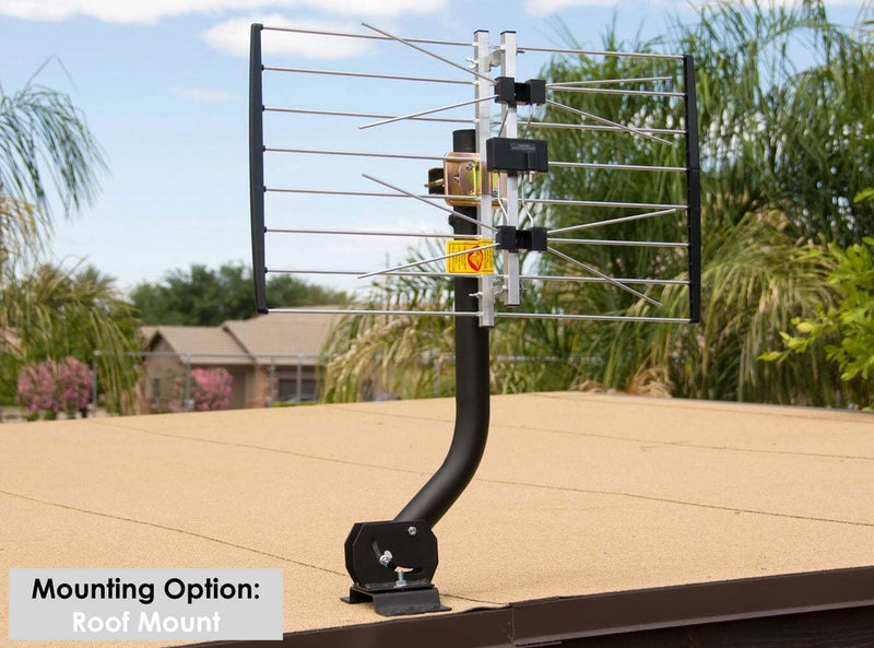 Channel Master Universal Antenna - Sturdy Steel Adjustable Mount for Secure TV Antenna Installation, 1.5" Pole Diameter, Extends from 24"- 44", Weather-Resistant, 7" Wall Clearance - Image 4